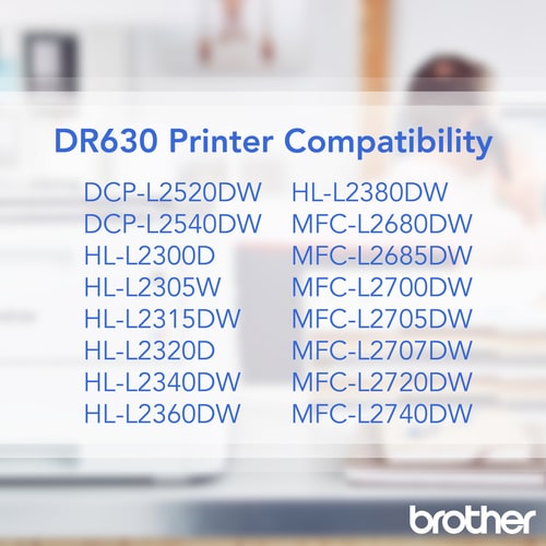 Unidad de Tambor Brother DR630 - Componentes