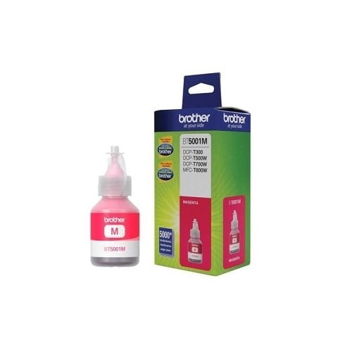 Botella de tinta magenta Brother BT5001M - Alto rendimiento 5000 páginas