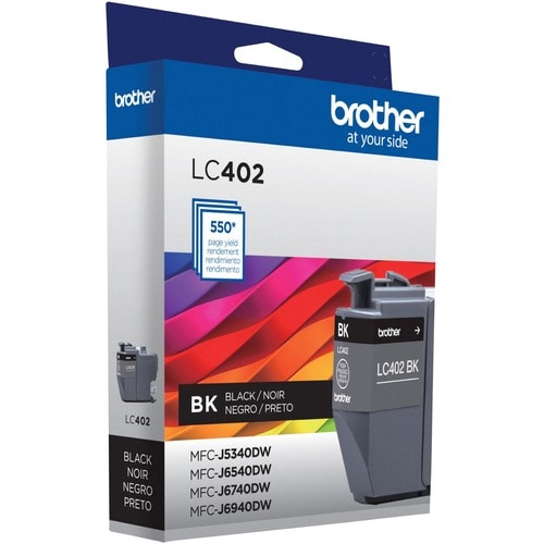 Cartucho Brother LC402BK vista frontal