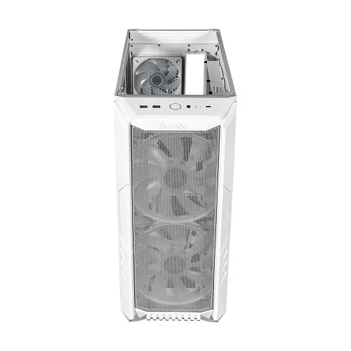 Cooler Master HAF 500 ARGB Blanco - Vista frontal