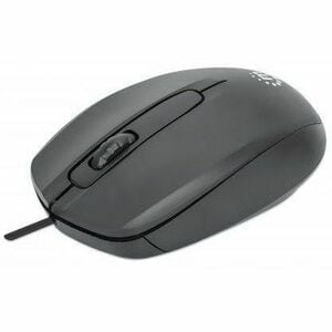 Mouse Óptico Manhattan Comfort II Negro
