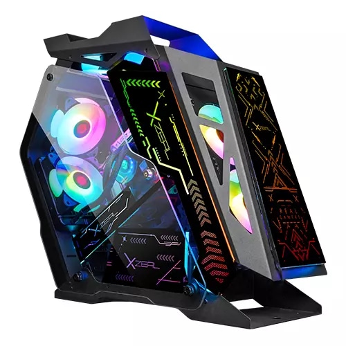 Xzeal Gaming GABINETE GAMER XZEAL IR02/MICRO ATX/4 FAN ARGB/CRISTAL TEMPLADO/XZG - imagen 2