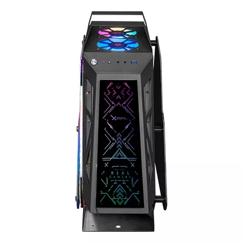 Xzeal Gaming GABINETE GAMER XZEAL IR02/MICRO ATX/4 FAN ARGB/CRISTAL TEMPLADO/XZG - imagen 3