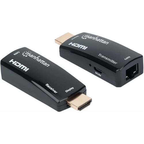 Manhattan Kit Extensor compacto de HDMI sobre Ethernet 60m - Negro