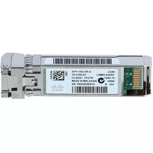 Transceiver módulo Cisco SFP-10G-SR-S 10GBASE-SR SFP+ MMF