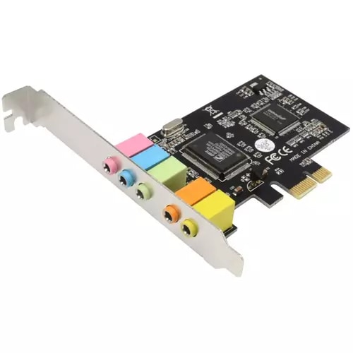 Tarjeta de Sonido Brobotix 5.1 vista frontal