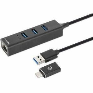 Manhattan Hub USB 3.0 + Ethernet