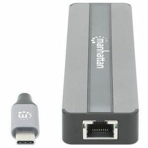 Manhattan DOCKING USB-C 7PTOS HDMI RED U SB-C PD 2USB V3.2 SDMICRO SD - imagen 4
