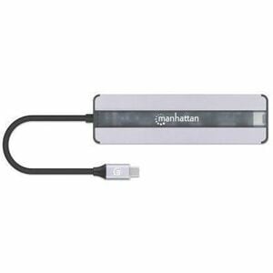 Manhattan DOCKING USB-C 7PTOS HDMI RED U SB-C PD 2USB V3.2 SDMICRO SD - imagen 5