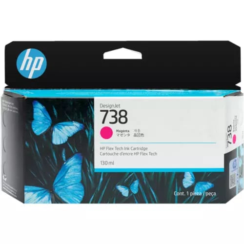 Cartucho de tinta HP 738 Magenta 130 ml