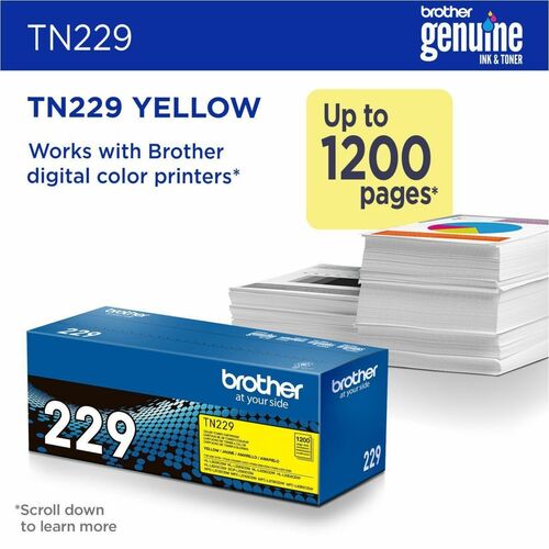 Brother TONER AMARILLO RENDIMIENTO 1200 PAGINAS - imagen 4