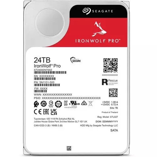 Seagate IronWolf Pro 24TB Disco Duro Interno NAS