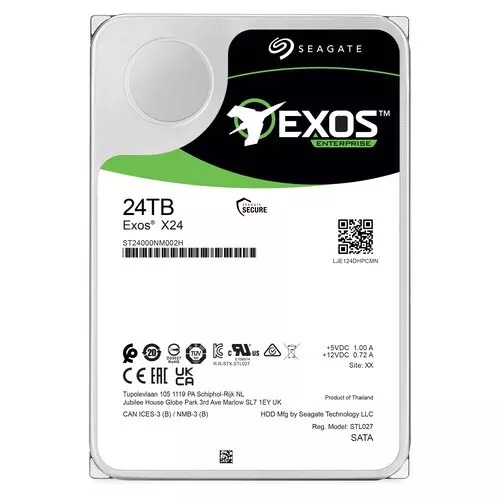 Disco Duro Interno 24TB Seagate Exos X24