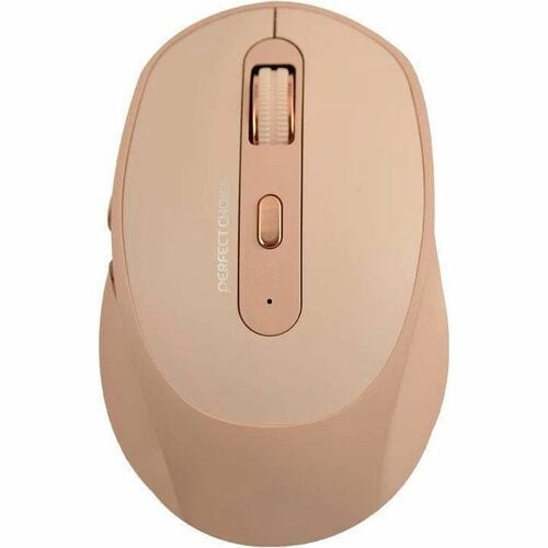 Mouse Inalámbrico Recargable Clic Silencioso Clix CAQUI - Perfect Choice