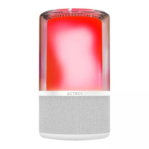 Bocina en uso con luz RGB