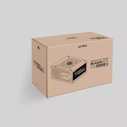 Fuente Acteck Blazar Evo vista trasera