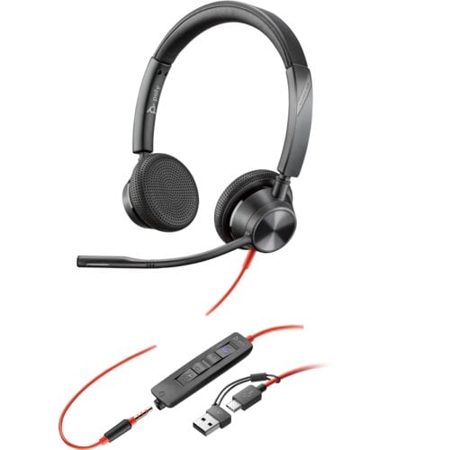 HP Poly Blackwire 3325 Stereo Headset