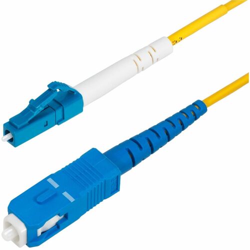 StarTech.com CABLE DE FIBRA OPTICA LC A SC UPC OS2 MONOMODO DE 15M