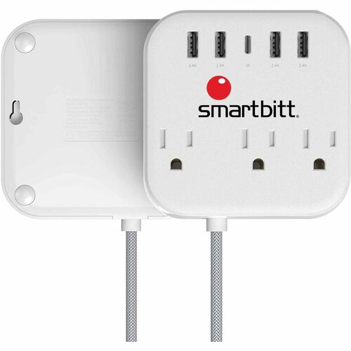 Smartbitt SBSS-B3-5U Reglata de conexión - Vista frontal