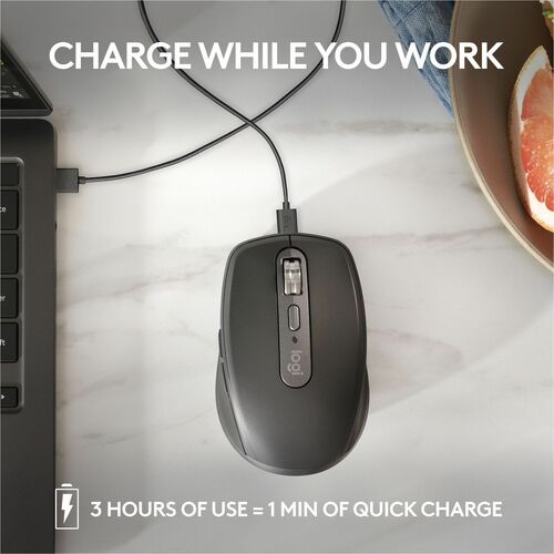 Logitech MOUSE MX ANYWHERE 3S-ROSE BLACK - imagen 8
