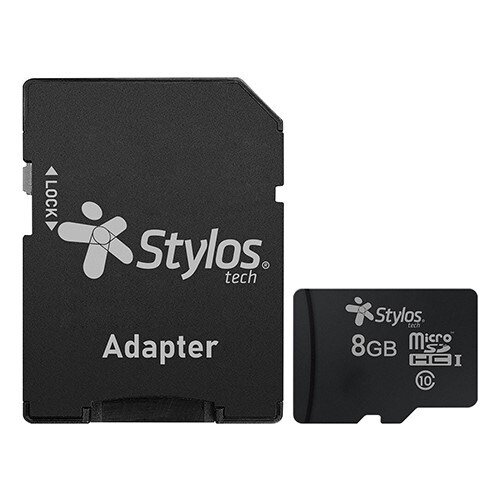 Stylos MicroSD 8GB con adaptador