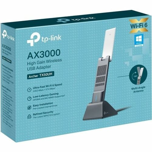 TP-Link Archer TX50UH antenas desplegadas