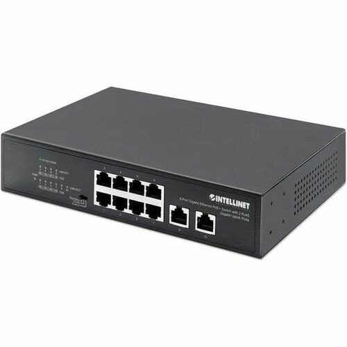 Switch Intellinet 8 puertos PoE+