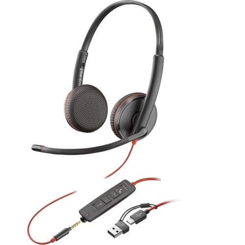 HP Poly Blackwire 3225 Stereo USB-C Headset