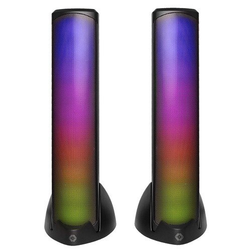 Bocinas Gamer RGB VORTRED - Vista Frontal