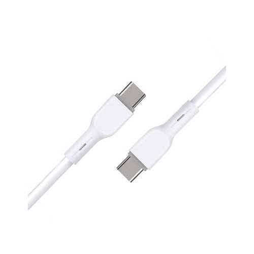 FASTCHARGE CABLE USB V3.0 TIPO C-C 1m BLANCO - Detalle conector