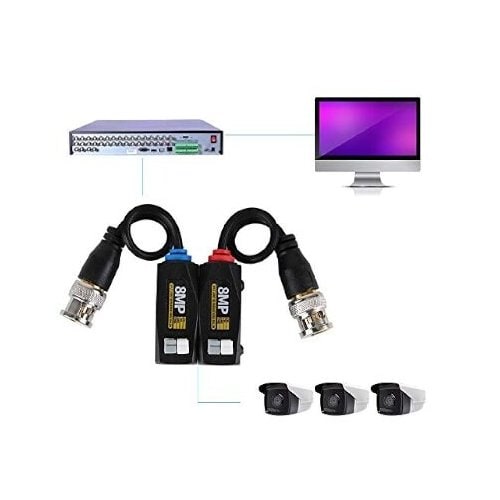 Transceptor Balun de Video Pasivo 8MP Brobotix