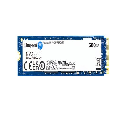 KINGSTON PP SSD SSD ESTADO SOLIDO KINGSTON 500G NV3 M.2 2280 NVME SSD UP TO 3000 M