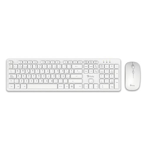 Combo Teclado y Ratón Stylos SKM100 Blanco