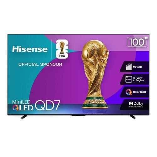 Pantalla Hisense 100 pulgadas QLED 4K Google TV