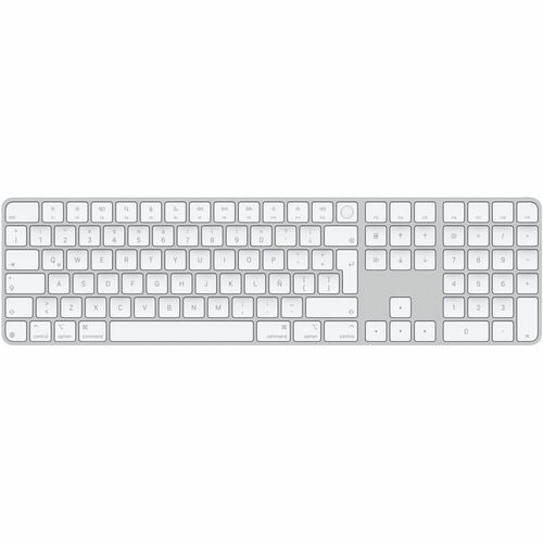 Apple MAGIC KEYBOARD CON TOUCH ID Y T NUMERICO PARA MAC BLANCO ESPANOL LA
