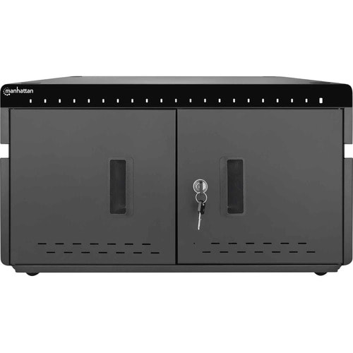 Gabinete profesional Manhattan 20 puertos USB-C - vista frontal
