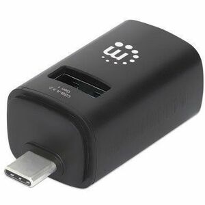 Hub USB-C con 3 puertos USB-A, 1 USB 3.0 y 2 USB 2.0 - Manhattan