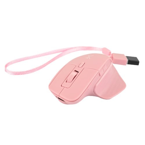 Perfect Choice MINI RATON RECARGABLE CONEXION DUAL 2.4 GHZ BLUETOOTH PIXIE ROSA - imagen 2