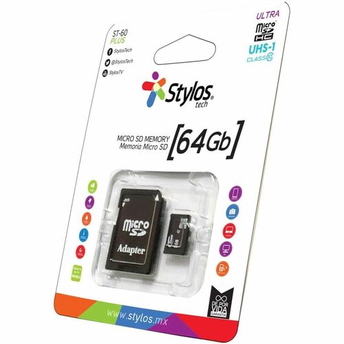 Xzeal Gaming MEMORIA STYLOS MICRO SD 64GB C / A APRUEBA DE GOLPES NEGRO