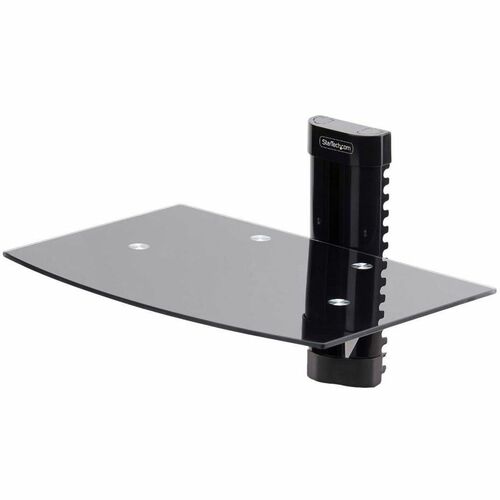 StarTech.com Estante AV flotante de vidrio templado negro