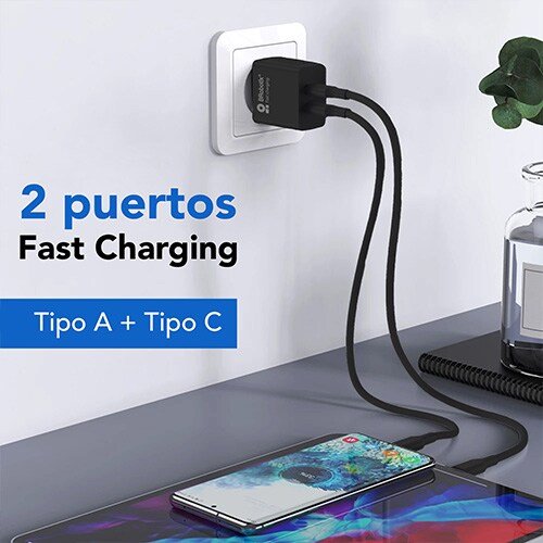 BRobotix cargador puertos USB
