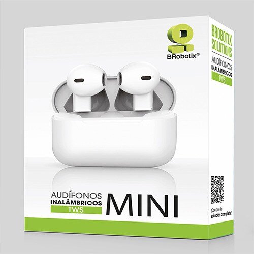 BRobotix Mini Audífonos TWS - Estuche de carga