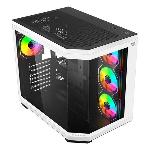 Gabinete Gamer Tank Master 9600 TB - Lateral con RGB