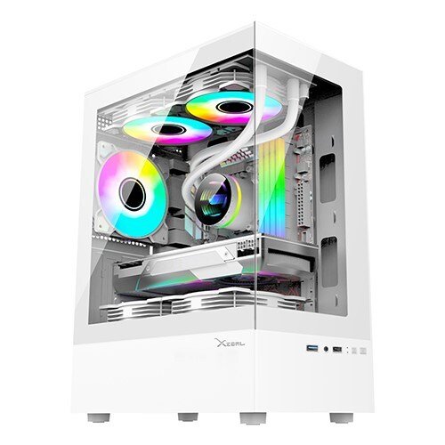 Gabinete Gamer XZEAL X-ZYNERGY Blanco RGB