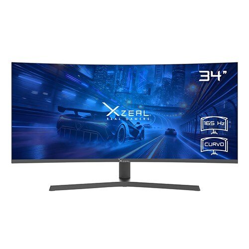 Xzeal Gaming MONITOR XZEAL 34 XZEAL XZ6010- PANEL CURVO VA WQHD 165HZ 4MS 1XDP