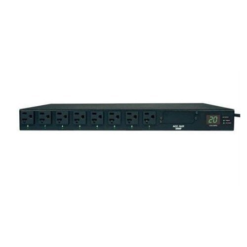 PDU Monofásico Controlable - Vista trasera con conectores