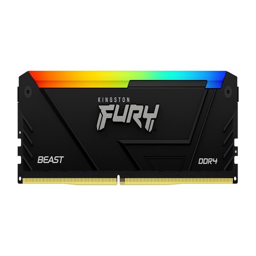 Kingston FURY Beast DDR4 16GB RGB – Memoria RAM gaming con estilo y potencia