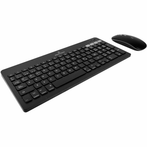 Perfect Choice KIT TECLADO 2.4GHZ BT RECARGABLE ZEBRARY- NEGRO