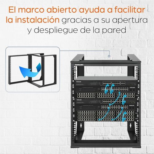 Intellinet RACK 19 ABIERTO MURAL 12U 500X450 FLATPACK - imagen 10