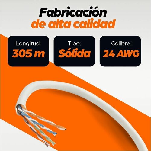 Intellinet Bobina Cat 5e - Detalle del cable
